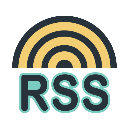 Color Rss svg vector icon