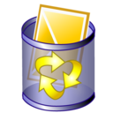 mail, trash icon