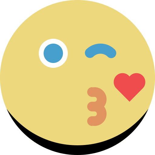Kiss svg vector icon