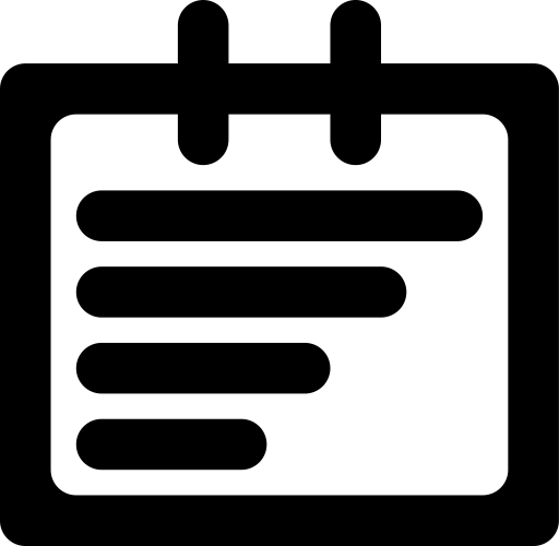 Model Change Log svg vector icon