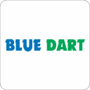 bluedart, courier, ecommerce, india, logistics, shipping svg vector icon