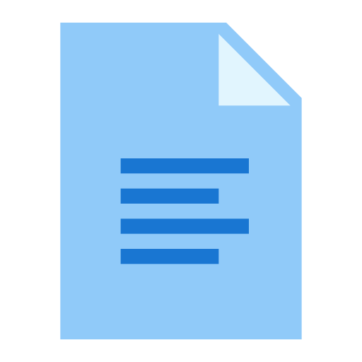 Document svg vector icon