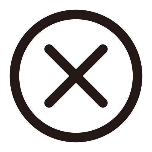 Fail svg vector icon