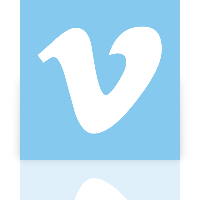 mirror, vimeo icon