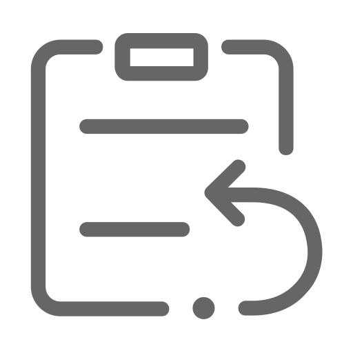 Receipt svg vector icon