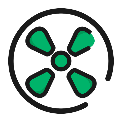 Fan svg vector icon