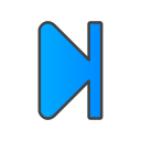 forward, step svg vector icon