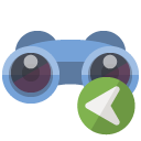 binoculars,left icon