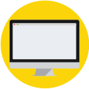 computer, desktop, imac, mac, screen svg vector icon