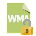 file,format,wma,lock,open icon