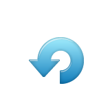 blue, ccw, rotate, sub icon