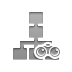 organizational,chart,binoculars icon