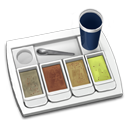 food, meal, space icon