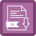 ai, document, extension, file, system svg vector icon