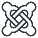 joomla, logo, media, social svg vector icon