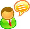 discuss, listen, talk icon