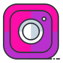 communication, instagram, internet, media, network, online, social svg vector icon