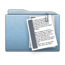 folder,blue,document,file,paper icon