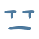 angry, bored, emoji, emot svg vector icon