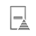 switch,off,pyramid icon
