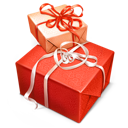 box, christmas, gift, giftbox, red icon
