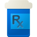 b, bottle, pill icon