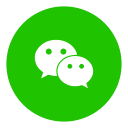 messenger, social, wechat svg vector icon