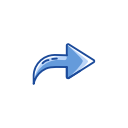 arrow right, download file, share, upload svg vector icon