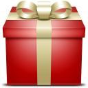 red,gift,giftbox,box,present icon