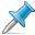 location, pin, push icon