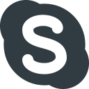logo, media, skype, social svg vector icon