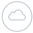 circles, cloud, icloud, line, neon, social, storage svg vector icon