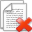 document,delete,del,remove,file,paper icon