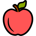 apple, education, fitness, food, health, nutrition svg vector icon
