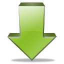 download,descending,fall,decrease,down,descend icon