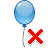 balloon, cancel, close, delete, event, exit, festive, holiday, party icon