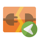disconnect,left icon