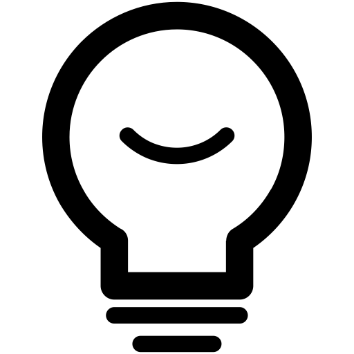 Bulb svg vector icon
