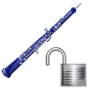 oboe,unlock,instrument icon