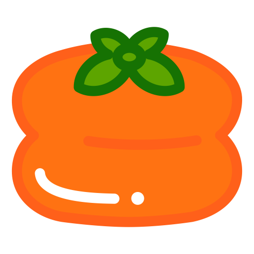 Persimmon svg vector icon
