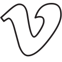 media, network, social, vimeo svg vector icon