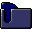 deep,blue icon