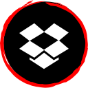 dropbox, logo, media, social svg vector icon