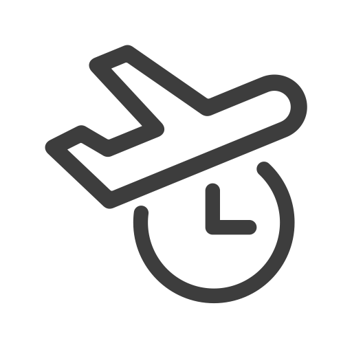 Flight Delay svg vector icon