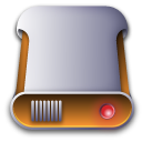 slick,hd,orange icon