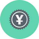 cash, coin, currency, money, yen svg vector icon