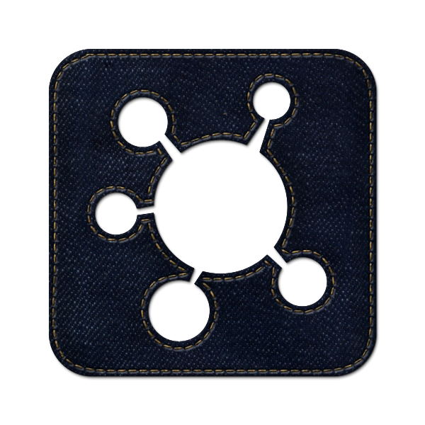 denim,jean,social,propeller,logo,square icon