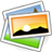 48, emblem, gnome, photos icon