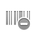 barcode,delete icon