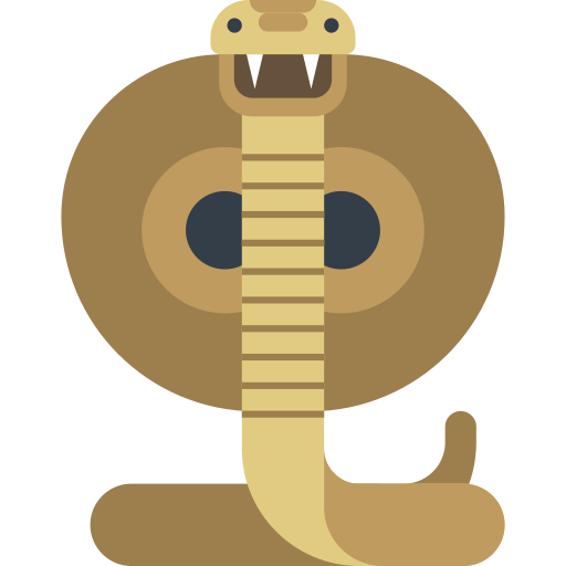 Cobra svg vector icon